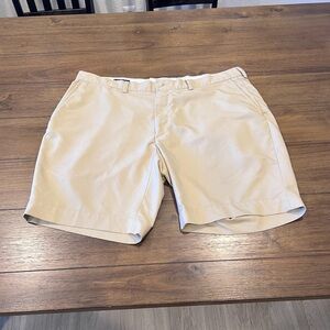 Polo Ralph Lauren Men’s Chino Shorts Size 40 Tan Flat Front Golf Casual